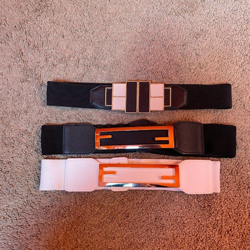 BUNDLE OF 3 BELTS